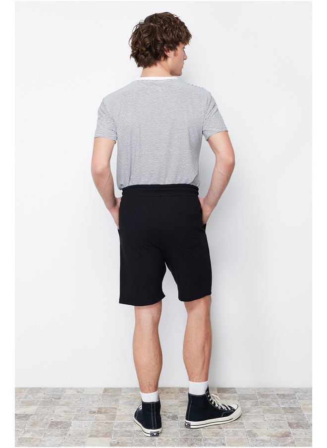 trendyol Black Regular Fit Shorts & Bermuda TMNSS20SR0169  - Image 5