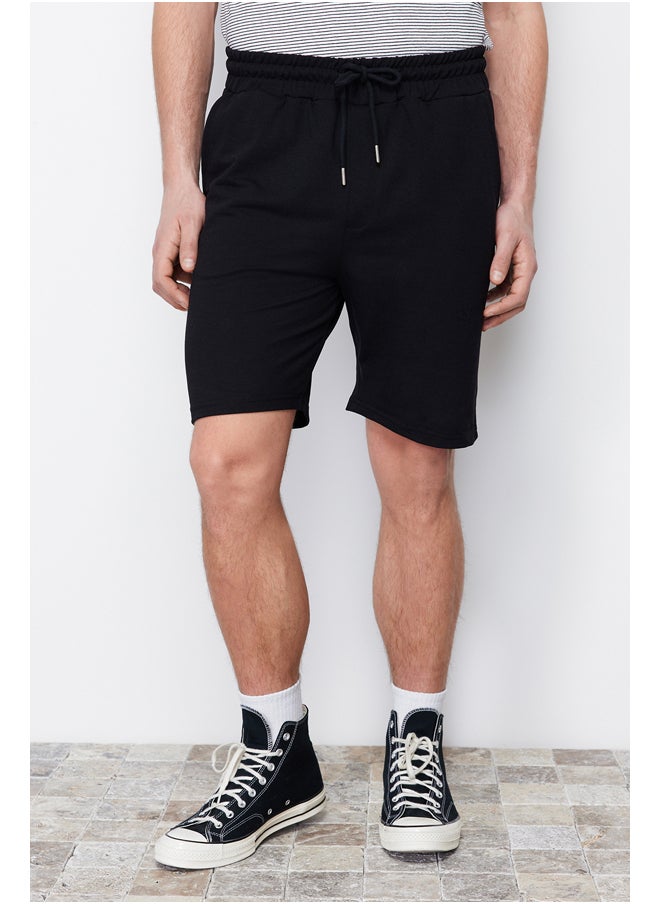 trendyol Black Regular Fit Shorts & Bermuda TMNSS20SR0169  - Image 4