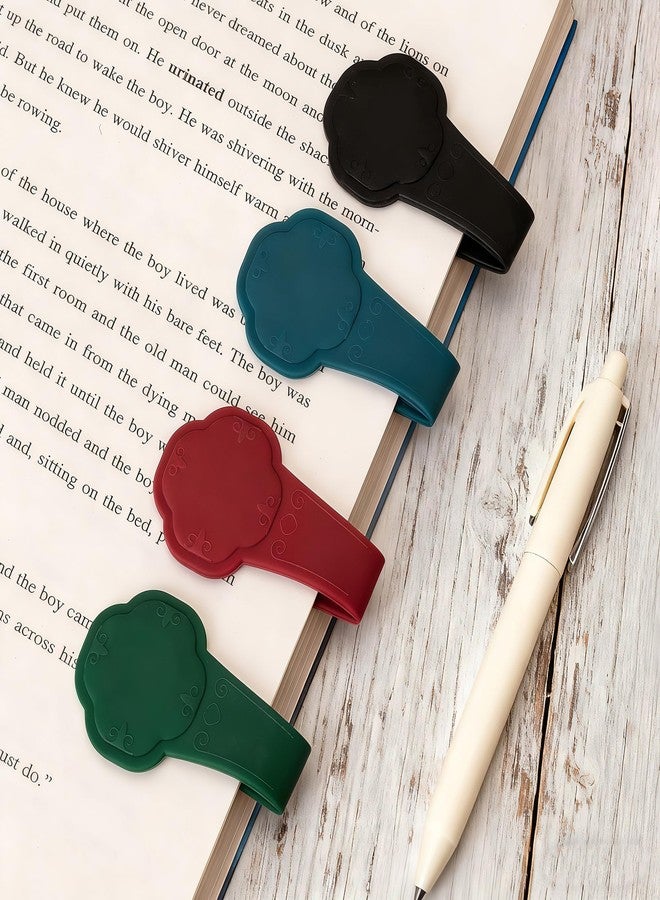 QUPIVA 2 PCS Magnetic Silicone Bookmark - Reusable Magnetic Bookmarks for Books, Notebooks for Readers, Students, Teachers - Image 5