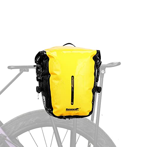 Rhinowalk Bike Pannier Bag 7L Waterproof Bicycle Rear Rack Bag With Shoulder Strap for Touring Cycling - Image 1