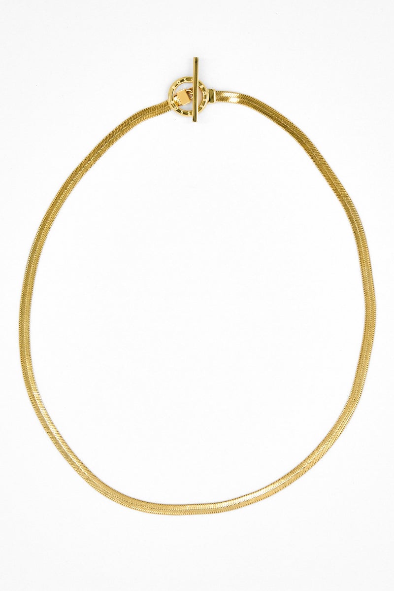BOSS Women Fashionable Stainless Steel Pendant Necklace, Gold  - Image 4