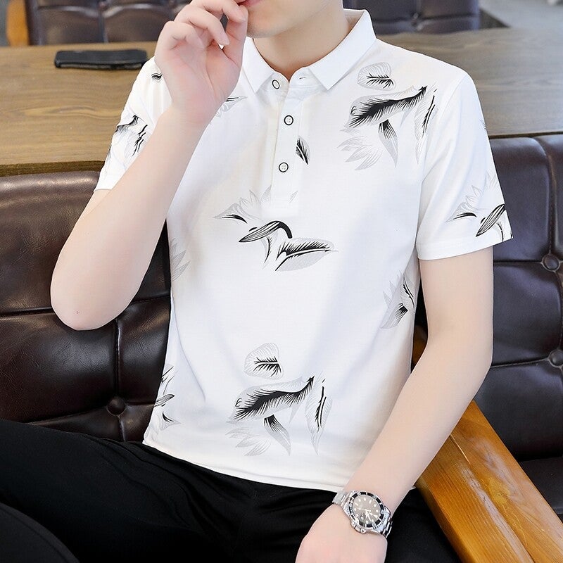Men's Short Sleeve Casual T-Shirt Undershirt - Image 2