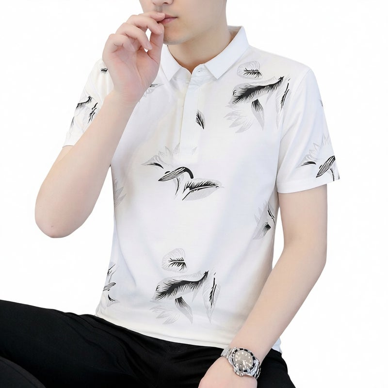Men's Short Sleeve Casual T-Shirt Undershirt - Image 1
