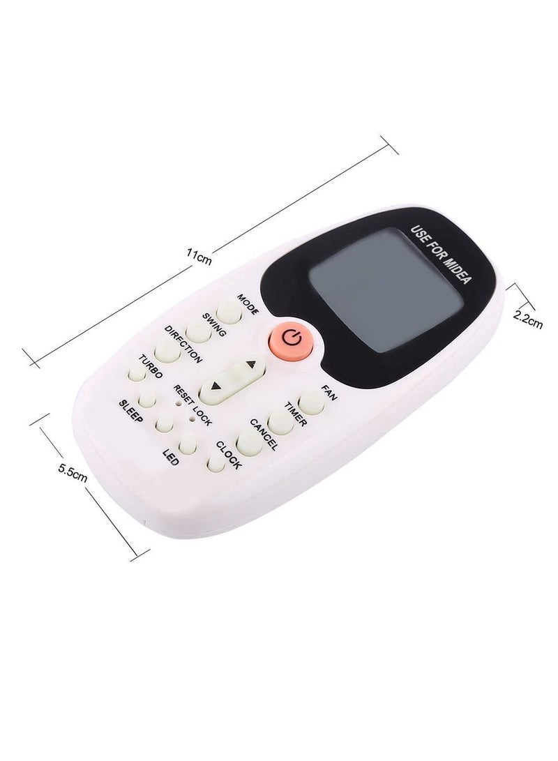 بديل جهاز التحكم عن بعد لمكيف الهواء العالمي لطراز Midea AC R06 BGCE - Image 5