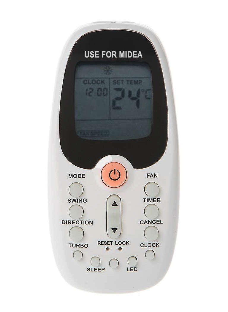 بديل جهاز التحكم عن بعد لمكيف الهواء العالمي لطراز Midea AC R06 BGCE - Image 1