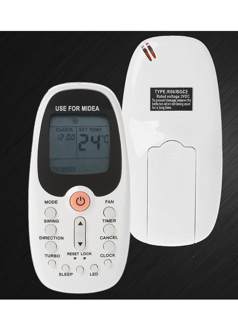 بديل جهاز التحكم عن بعد لمكيف الهواء العالمي لطراز Midea AC R06 BGCE - Image 4