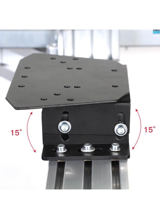 Generic - ARTcockpit 4080 Aluminum Racing Bracket Seat Simulator Tumast Speedster Fanatec-Product Color:Aluminum Frame Panel - Image 1