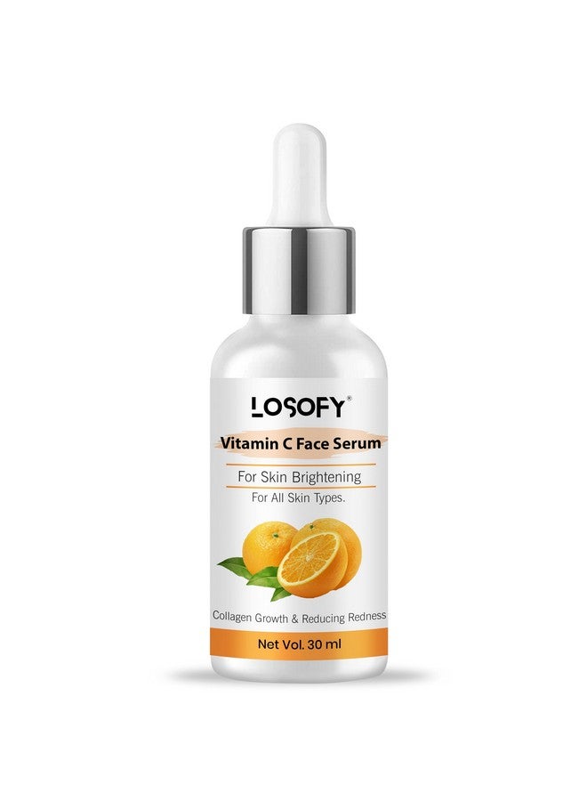LOSOFY Vitamin C Face Serum,Face Serum for Glowing Skin,Helps in Dark Spot Reduction, and Provides Moisturization, 30 ml (pack of 2) - Image 2