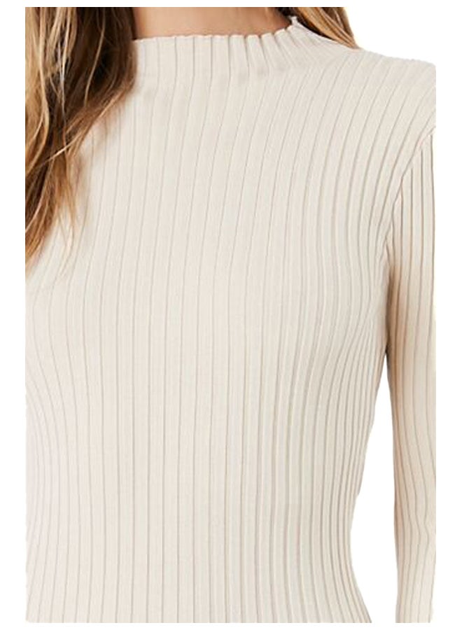 FOREVER 21 Mock Neck Bodycon Sweater Dress - Image 5