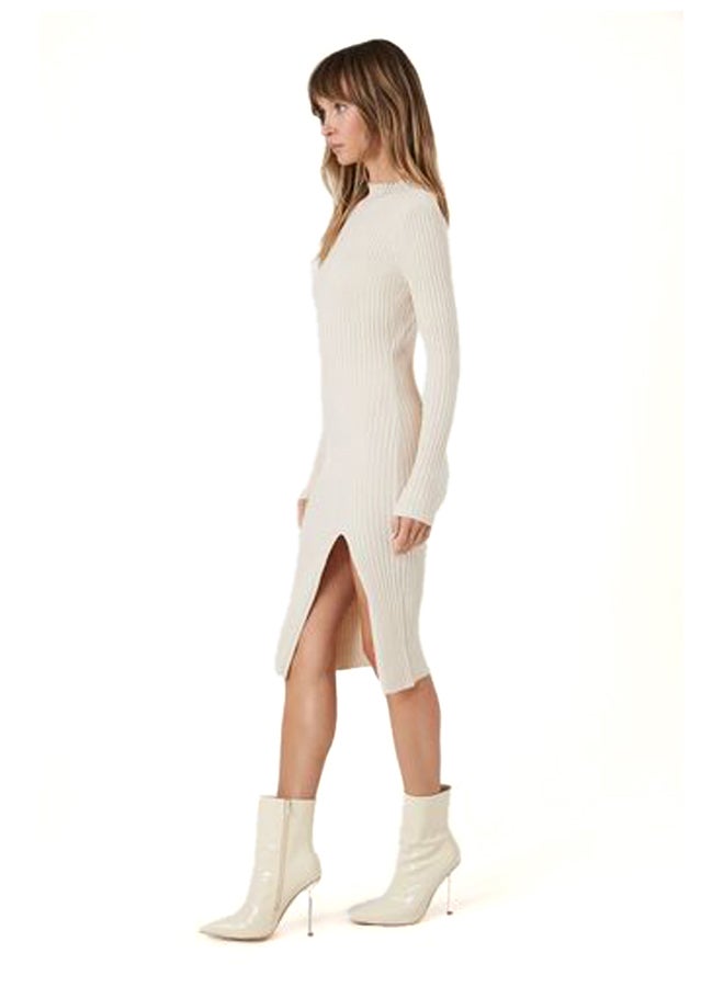 FOREVER 21 Mock Neck Bodycon Sweater Dress - Image 3