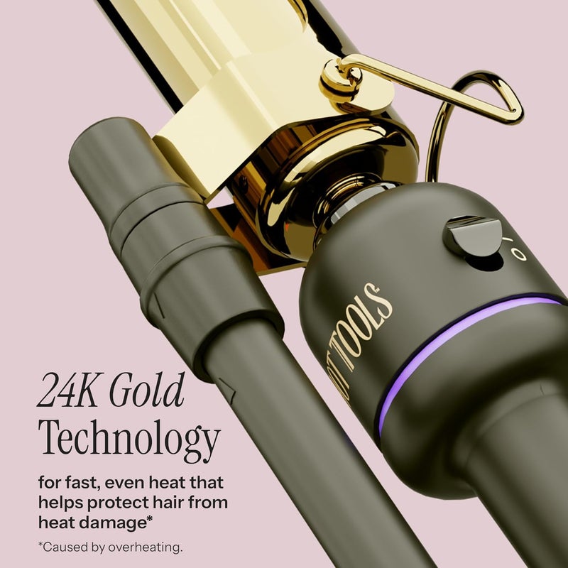 HOT TOOLS 5/8 Inch Marcel Gold Curling Iron HO-1104 for Professional Styling - Image 2