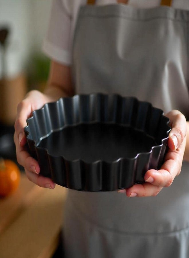 CAKE DECOR Pie Tart Mould - 10 cm Non-Stick, Durable, Easy Release, Ideal for Mini Tarts, Quiches, and Pies - Image 4