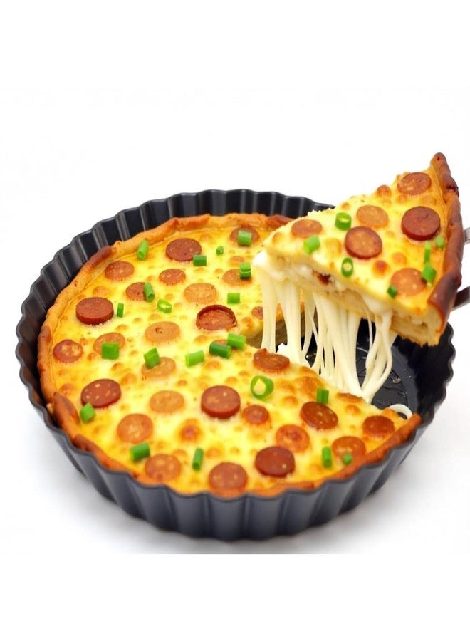 CAKE DECOR Pie Tart Mould - 10 cm Non-Stick, Durable, Easy Release, Ideal for Mini Tarts, Quiches, and Pies - Image 5