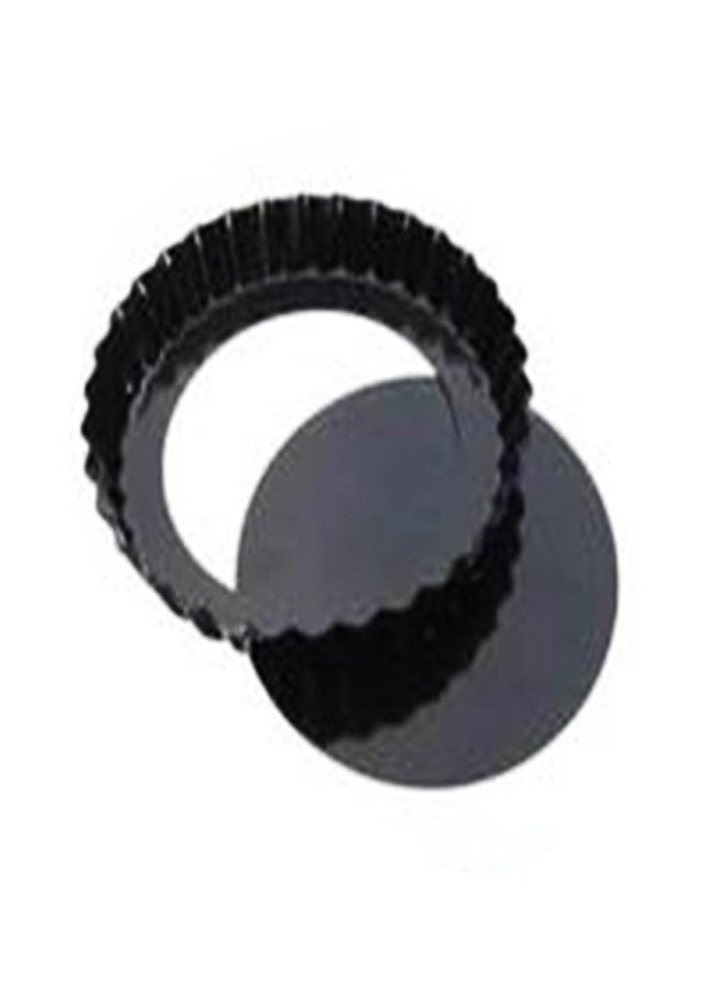 CAKE DECOR Pie Tart Mould - 10 cm Non-Stick, Durable, Easy Release, Ideal for Mini Tarts, Quiches, and Pies - Image 1