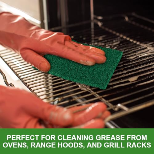 AIDEA Heavy Duty Scouring Pads, Dish Scrubber Pads for Household and Kitchen, Multipurpose Scour Pads for Cleaning, 24 Pack, 5.5in*3.5in - Image 3