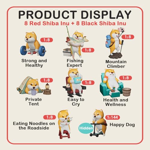 BEEMAI Kuraya Shiba Tourshiba Series 3PCs Set of 3 No Repeat Blind Box Figures Random Design Cute Figures Collectible Toys Birthday Gifts - Image 5