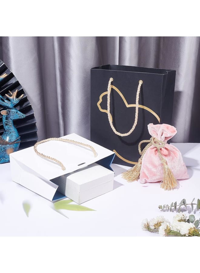 18 م/19.6 ياردة حبل ملتوي 5 مم 3 طبقات سلك بوليستر ملون حبل ملتوي حبل فيسكوز لامع لأكياس هدايا تنجيد الستائر، أزياء تزيين المنزل، بيسك - Image 2