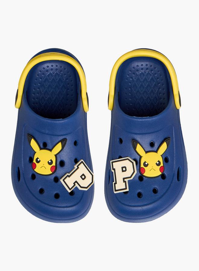 Pokemon صنادل كروكس بتفاصيل بيكاتشو للأولاد - Image 1