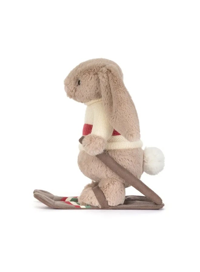 Jellycat Bashful Bunny Gold Medal Ski Outfit Plush Toy, Soft Bunny Stuffed Animal with Winter Ski Outfit, Cute Collectible Gift for Kids & Collectors, 20cm - Image 3
