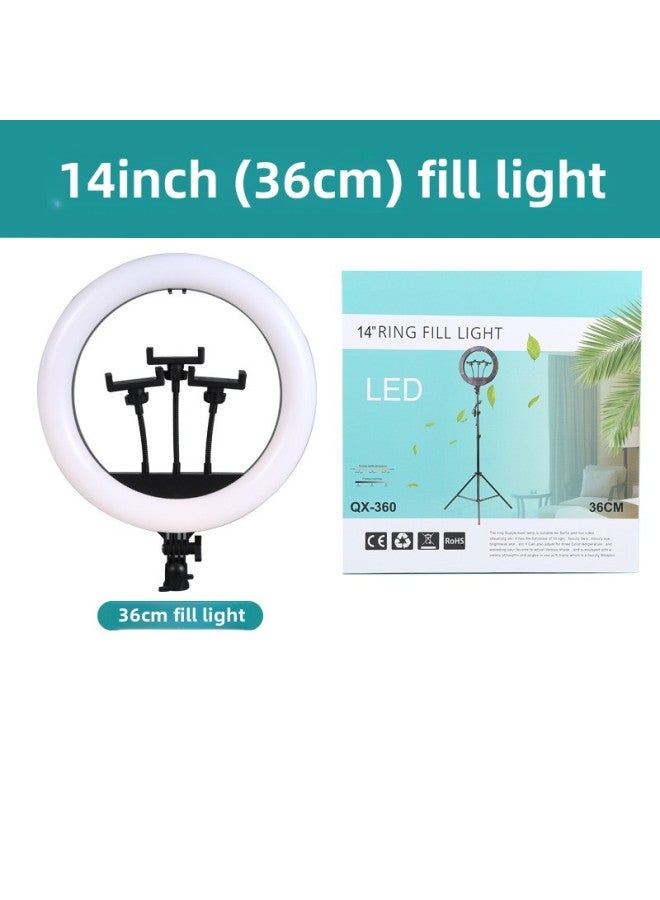 Ring Light Fill Light Live Sale Shooting Special Photography Light Live Professional Fill Light Live Light Direct-Specifications:36cm- 14inch  - Image 1