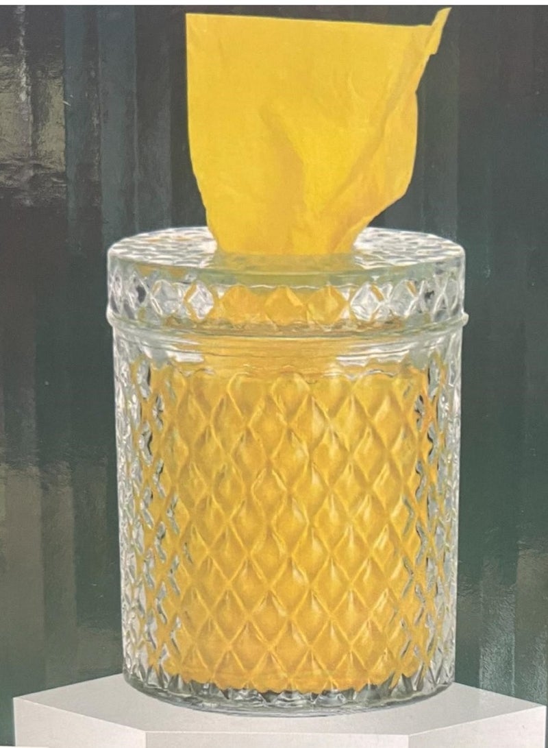 Crystal glass tissue box - Image 2