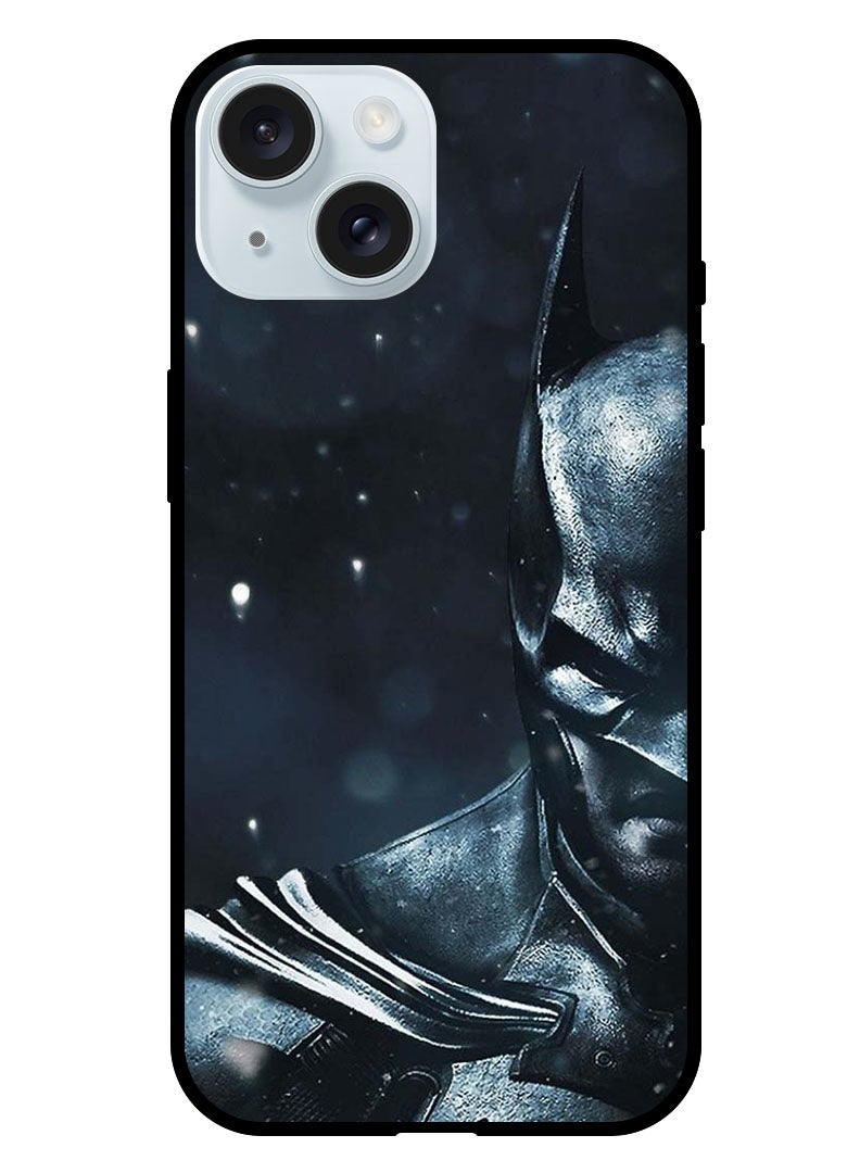 Theodor Protective Case Anti Scratch Shock Proof Bumper Cover For iPhone 15 Batman Show Half Face - Image 1