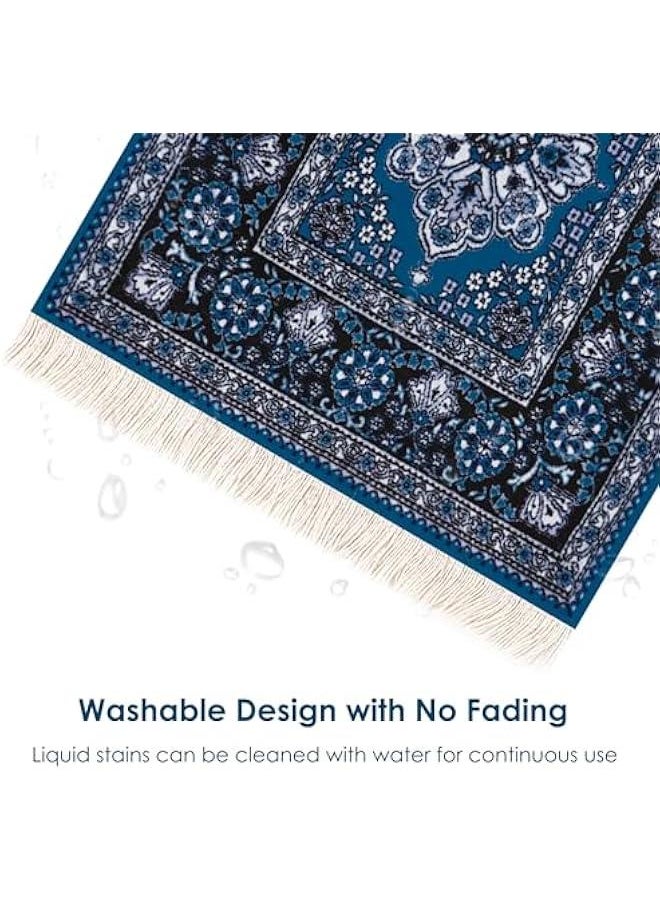 Generic - Carpet Mouse Pad - Persian Style Design, Unique and Elegant, Ideal for Office Workers, Gamers, and Students (Grayish Blue) - Image 1