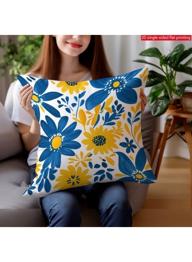 موان كوشن مودرن 45×45 سم - غطاء مخدة ديكور للانتريه والريسبشن وغرف المعيشة - Image 1