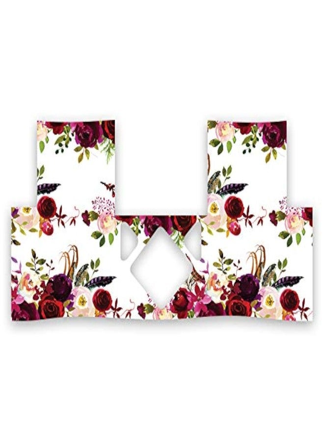 Rockadex - Decal Sticker Compatible for Medtronic Insulin Pump, Quality Vinyl Stickers, Custom Vinyl Decals for Insulin Pump. (Watercolour Floral) - Image 1