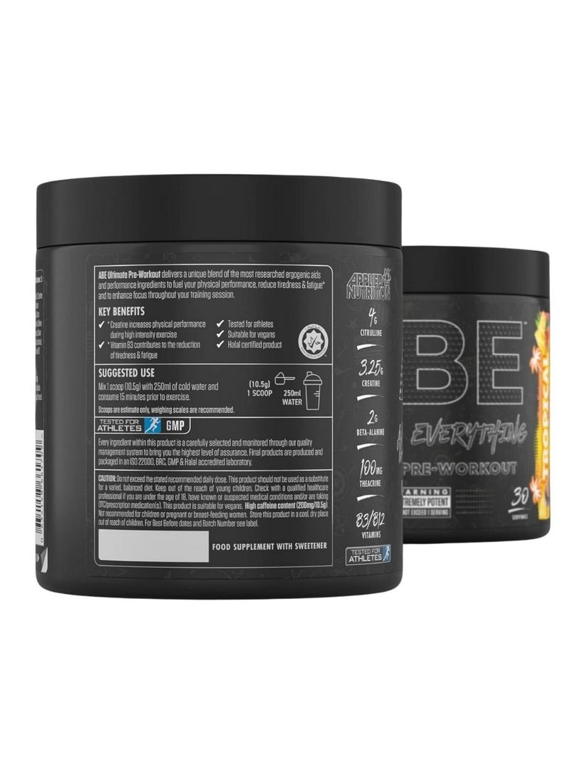 Applied Nutrition Abe Pre Workout 375G Tropical 30 Servings - Image 2