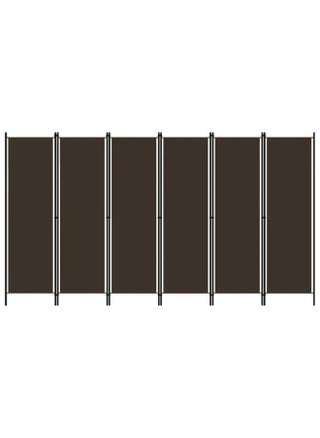 Stylish Room Divider 6-Panel Fabric Partition Wall Brown 300x180 cm Privacy Partition Room Separator - pzsku/Z14CD5342CB0A2FD16A10Z/45/_/1696910510/be607f57-bedc-4cce-98ac-f7ec2cb2d7eb