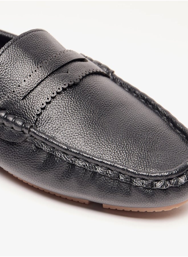 Le Confort Women Textured Slip-On Moccasins  - Image 5