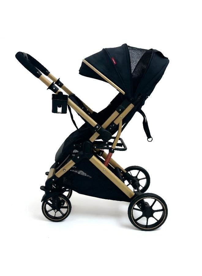 بيليكو عربية أطفال فاخرة ومتعددة الاستخدامات - نظام سفر مدمج، مسند ظهر قابل للتعديل، وامتصاص فائق للصدمات، الكود (B1) - Image 3