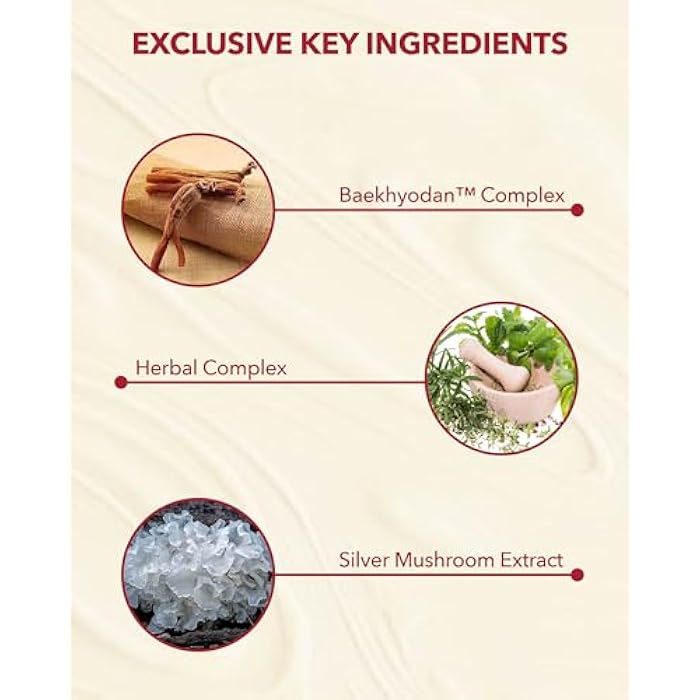 Sooryehan Hyobidam (Fermented Essence, 1.5fl oz) - Korean Skin Care. Rich, Creamy Serum for Reduced Wrinkles & Deep Hydration. Wild Ginseng, Snow Fungus Extract. - Image 3