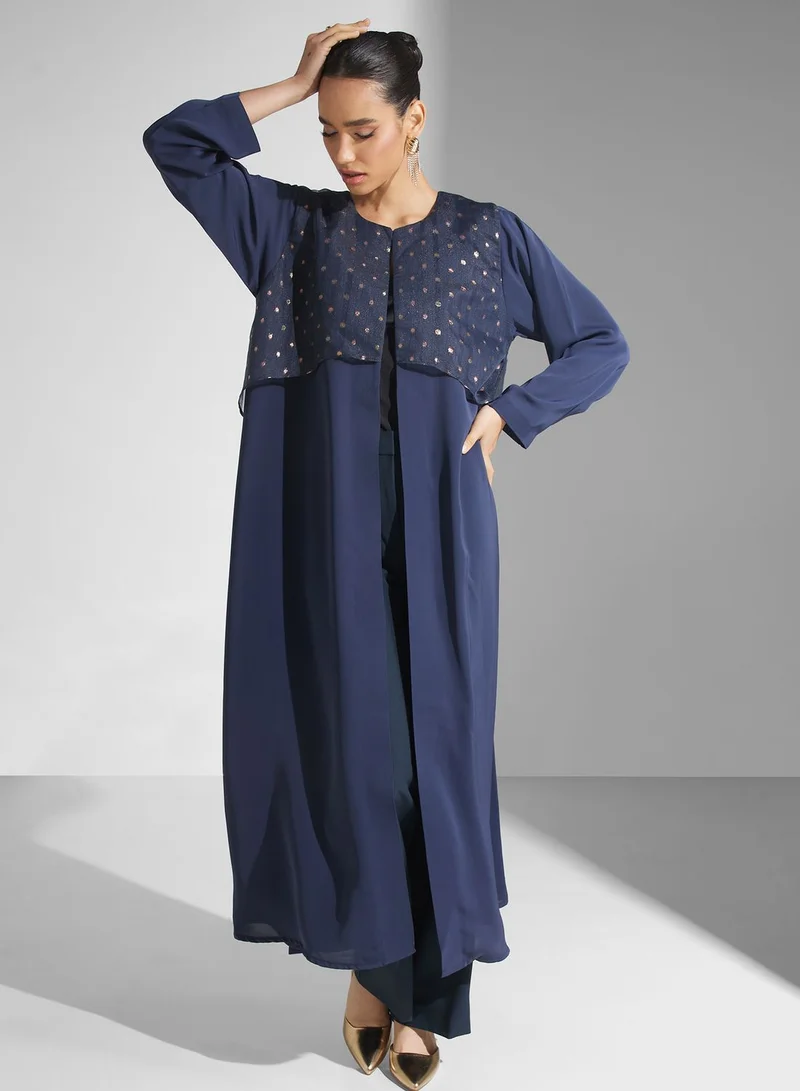 Meem by Mariyah Embellished Abaya