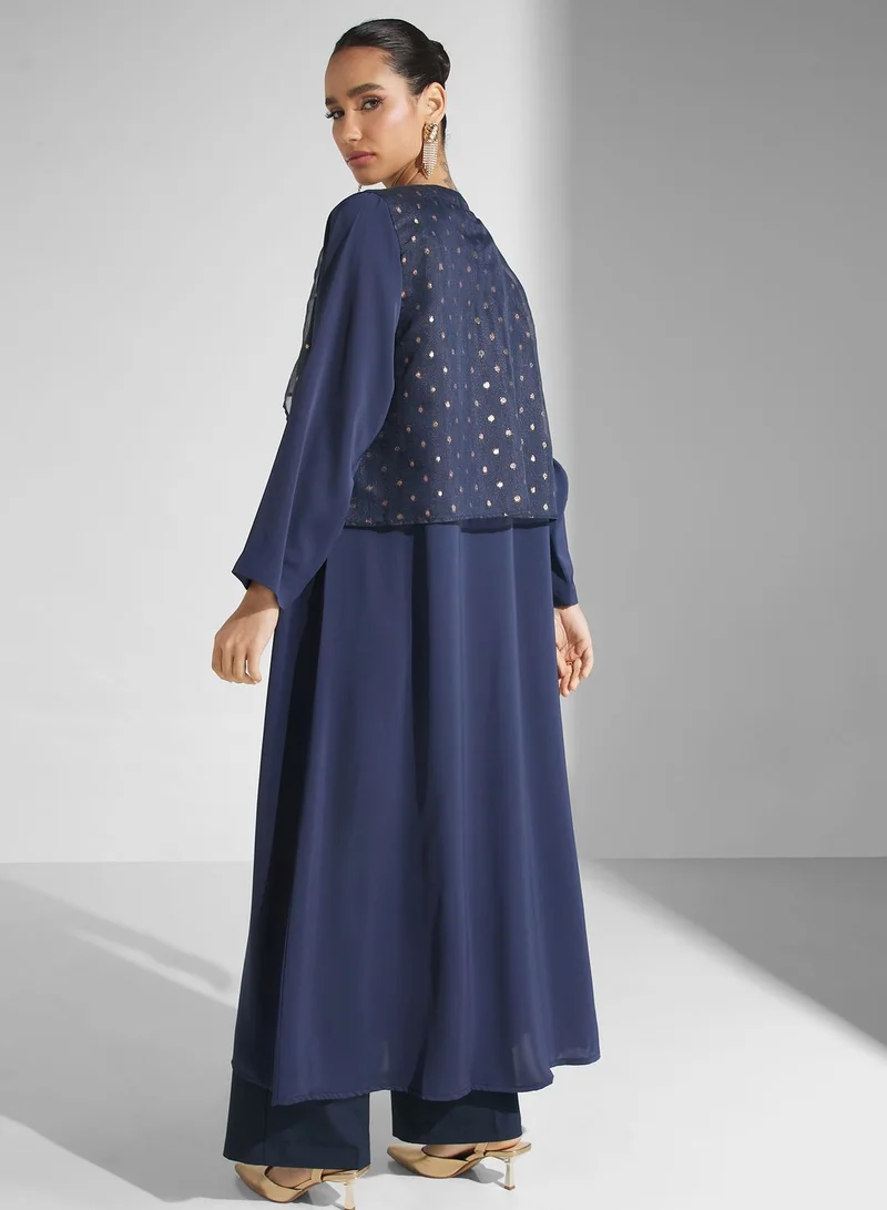 Meem by Mariyah Embellished Abaya