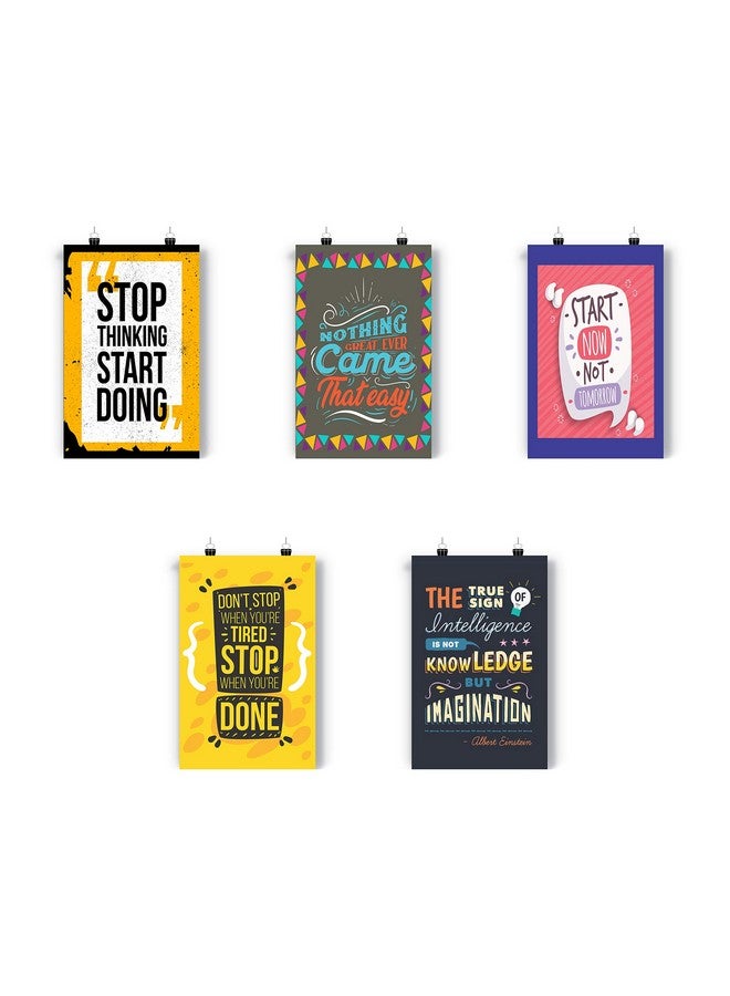 iberry's Motivational Quote Posters for Office and Student Room Walls |motivational posters (Size 28 x 43 CM, Pack of 10)-B(White) - Image 3
