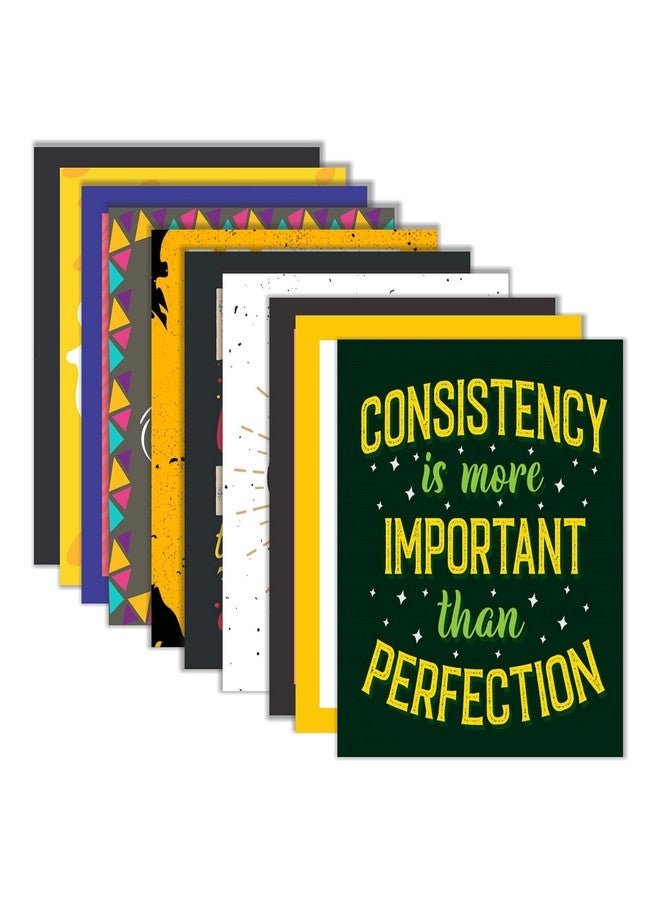 iberry's Motivational Quote Posters for Office and Student Room Walls |motivational posters (Size 28 x 43 CM, Pack of 10)-B(White) - Image 1