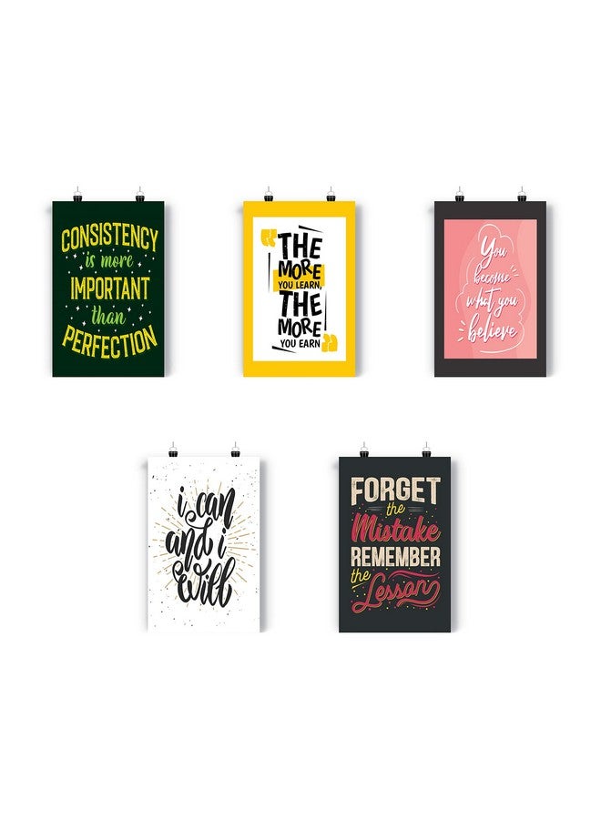 iberry's Motivational Quote Posters for Office and Student Room Walls |motivational posters (Size 28 x 43 CM, Pack of 10)-B(White) - Image 2