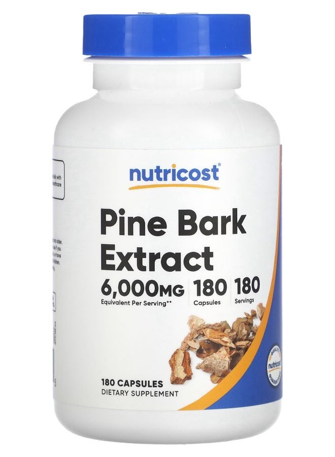 Nutricost Pine Bark Extract 6000 mg 180 Capsules
