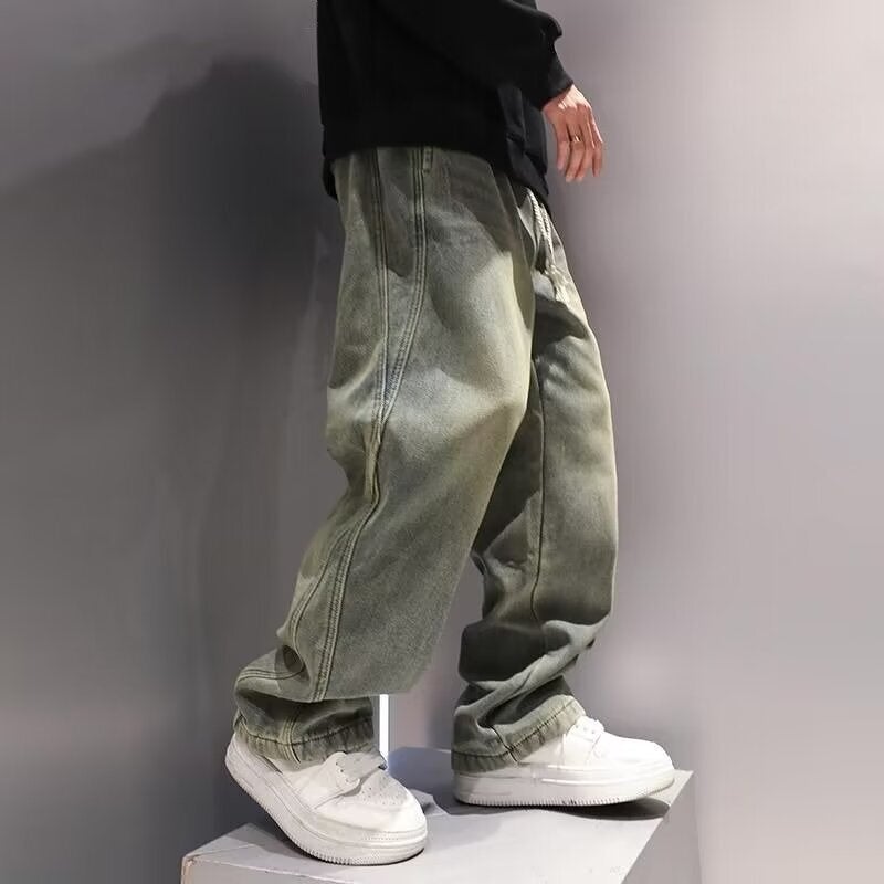 Unisex Casual Daily Denim Jeans - Image 1