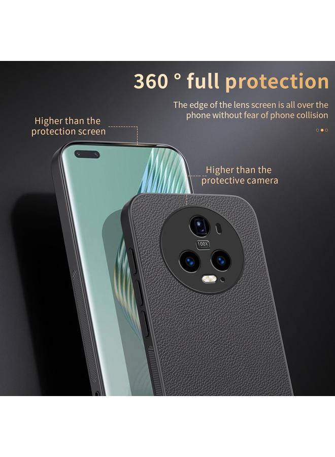 S-TOP Case For Honor Magic5 Pro HUIYI Leather Magnetic Phone Case - Image 4