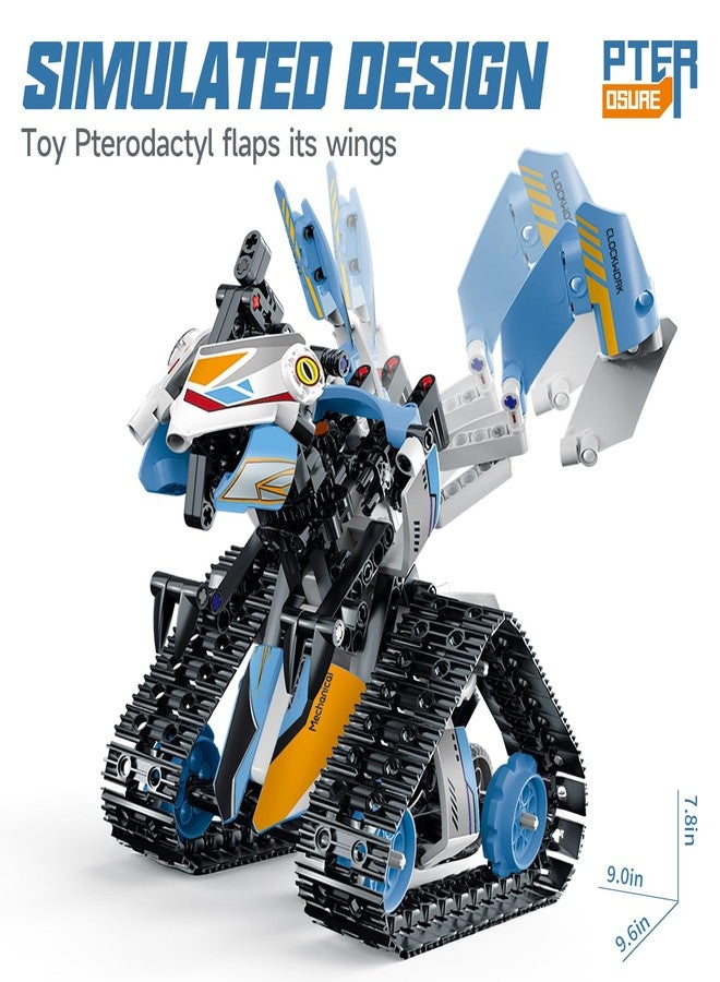 DOLIVE Robot Toys for Kids Ages 8-14, Remote & App-Controlled 3 in 1 STEM Robotics Set for Kids, Creative Birthday for Boys Girls Aged 8 9 10 11 12+ (695 Pieces) - Image 3