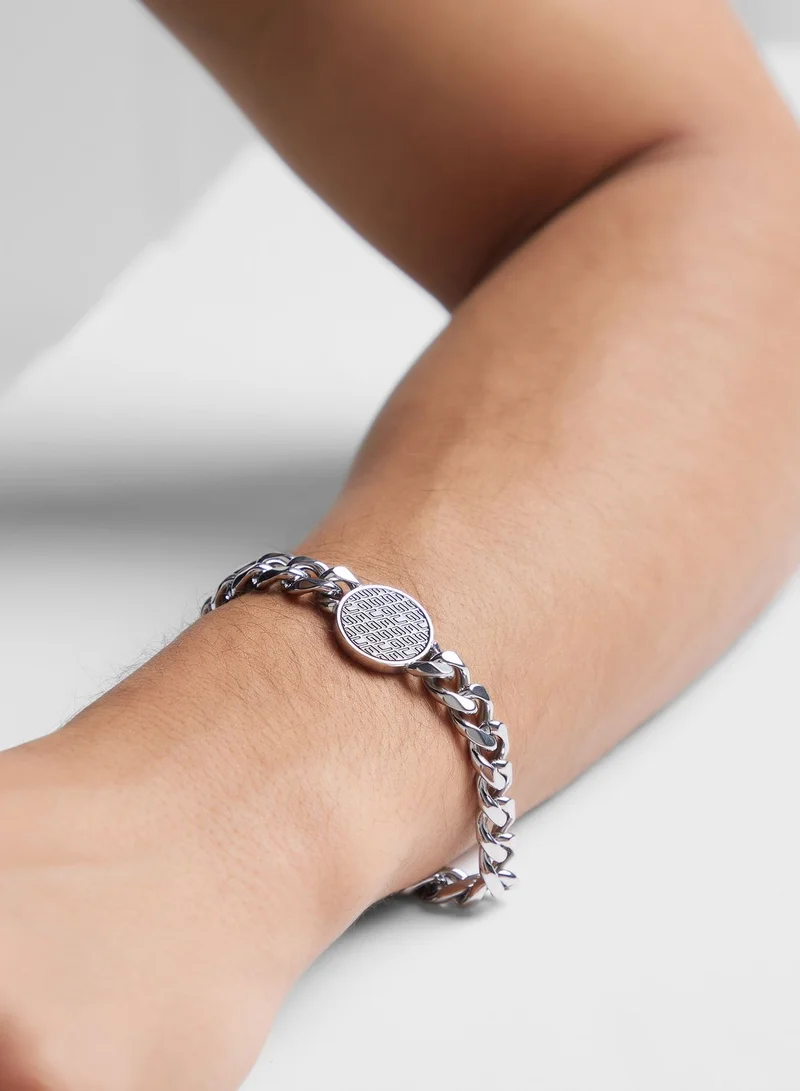 GUESS Casual 19Mm Coin Pattern Bracelet Bracelet