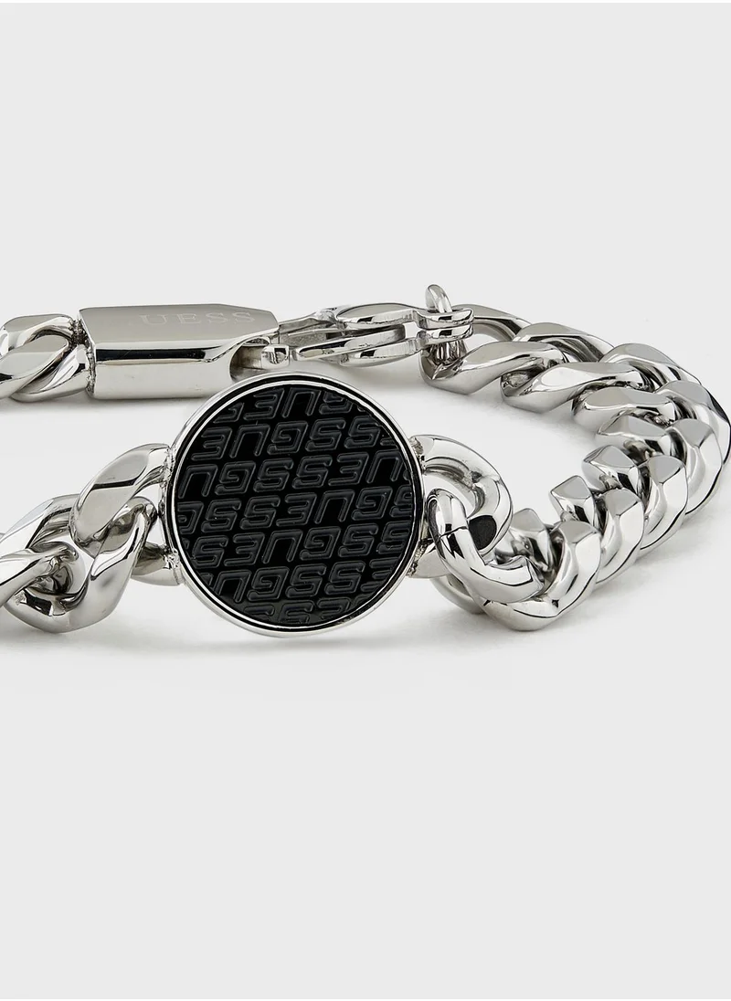 GUESS Casual 19Mm Coin Pattern Bracelet Bracelet