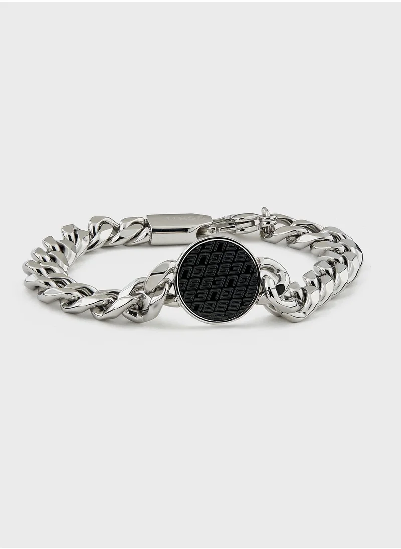 GUESS Casual 19Mm Coin Pattern Bracelet Bracelet