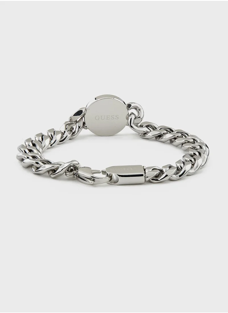 GUESS Casual 19Mm Coin Pattern Bracelet Bracelet