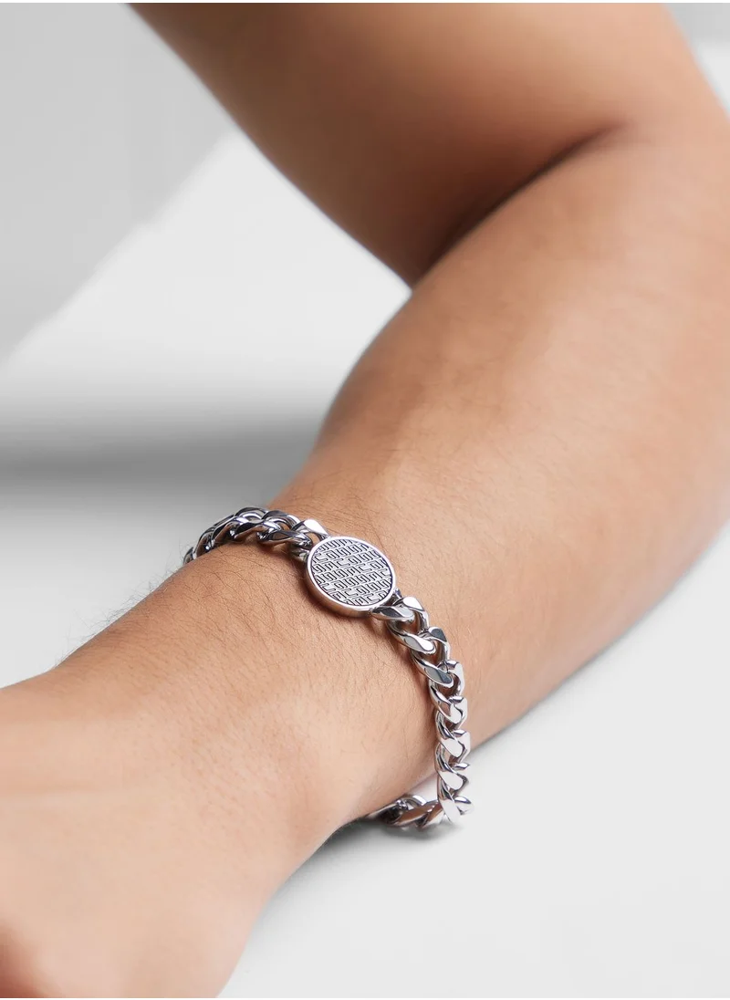 GUESS Casual 19Mm Coin Pattern Bracelet Bracelet