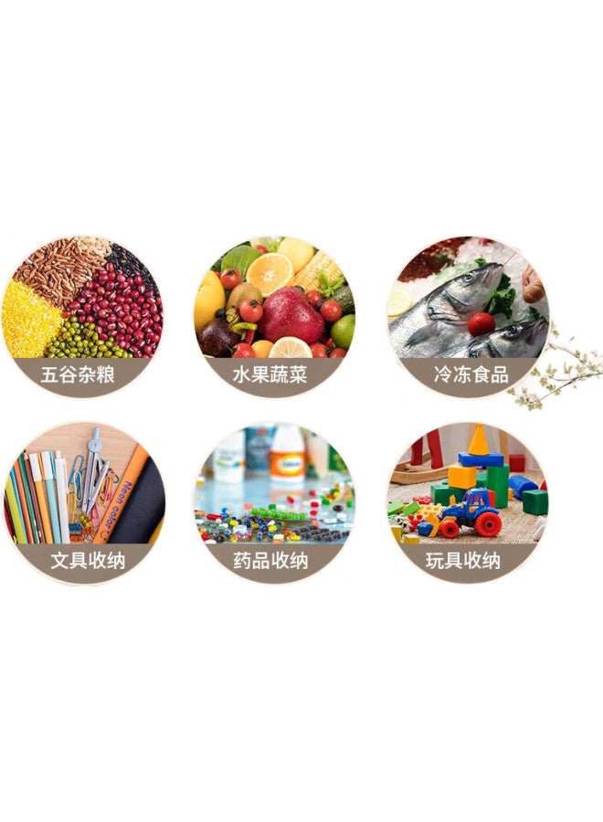 Ubiquitin Youbili Large Capacity Food Storage Container, Thick Plastic Transparent Multi-Functional Sealed Storage Box, Medium Size - Image 2