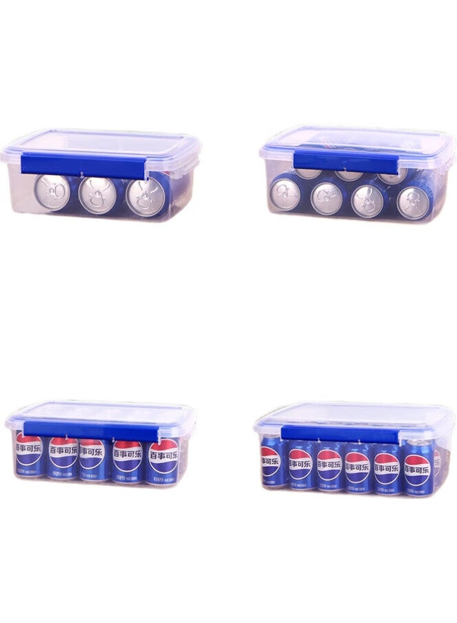 Ubiquitin Youbili Large Capacity Food Storage Container, Thick Plastic Transparent Multi-Functional Sealed Storage Box, Medium Size - Image 3